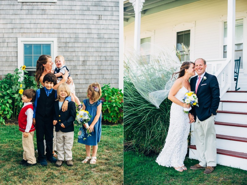 Spring House Wedding, Block Island by Li Ward of Fat Orange Cat Studio