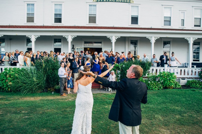 Spring House Wedding, Block Island by Li Ward of Fat Orange Cat Studio