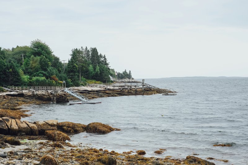 Spruce Point Inn Wedding Boothbay Harbor by Fat Orange Cat Studio