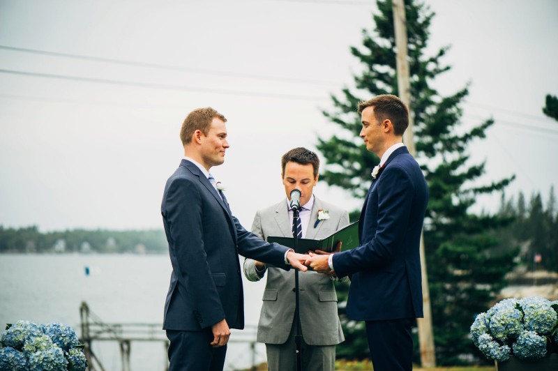 Spruce Point Inn Wedding Boothbay Harbor by Fat Orange Cat Studio