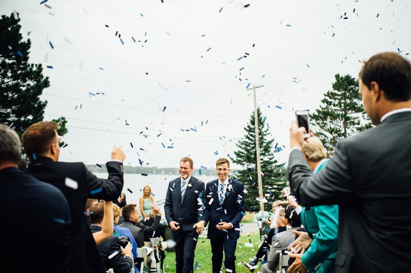 Spruce Point Inn Wedding Boothbay Harbor by Fat Orange Cat Studio